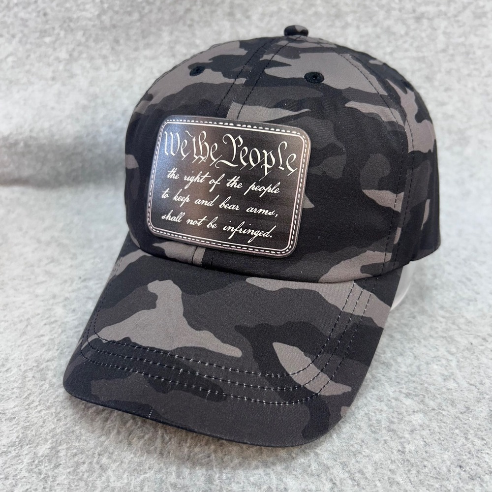 We The People 2nd Amendment Patch Mens Camo Apana Baseball Hat Adjustable OSFM